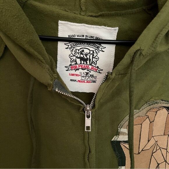 VTG - AUTHENTIC Pearl Jam Hoodie - Canadian Tour CRASH 2005 - Sz: L MINT - Picture 5 of 5